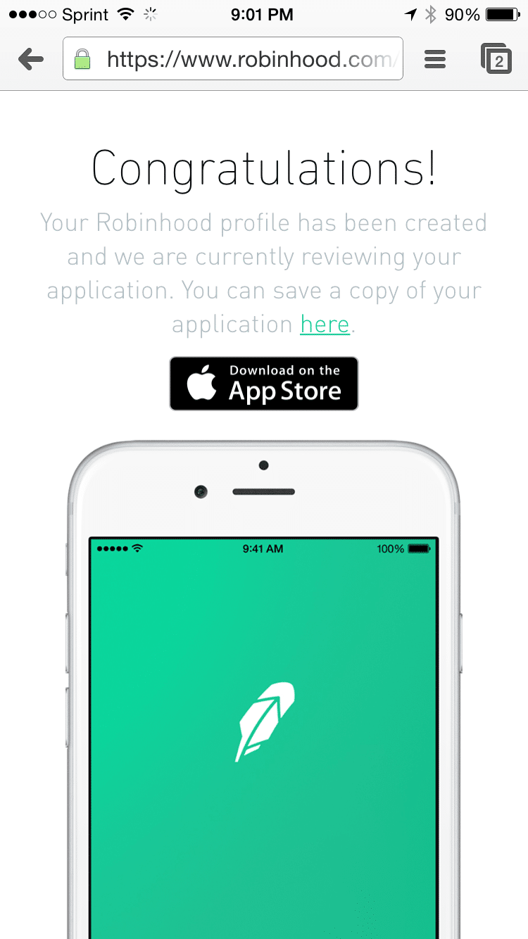 Robinhood Review: Download Page