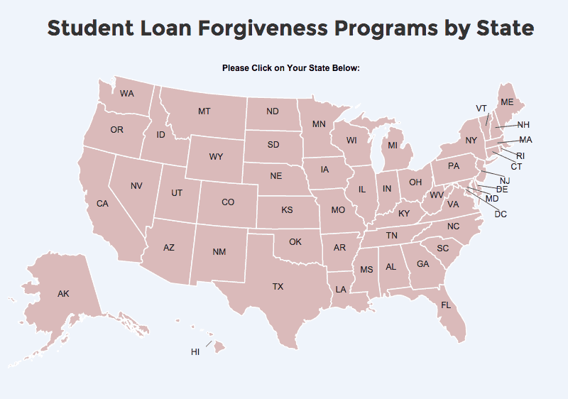 Student Loan Forgiveness By State